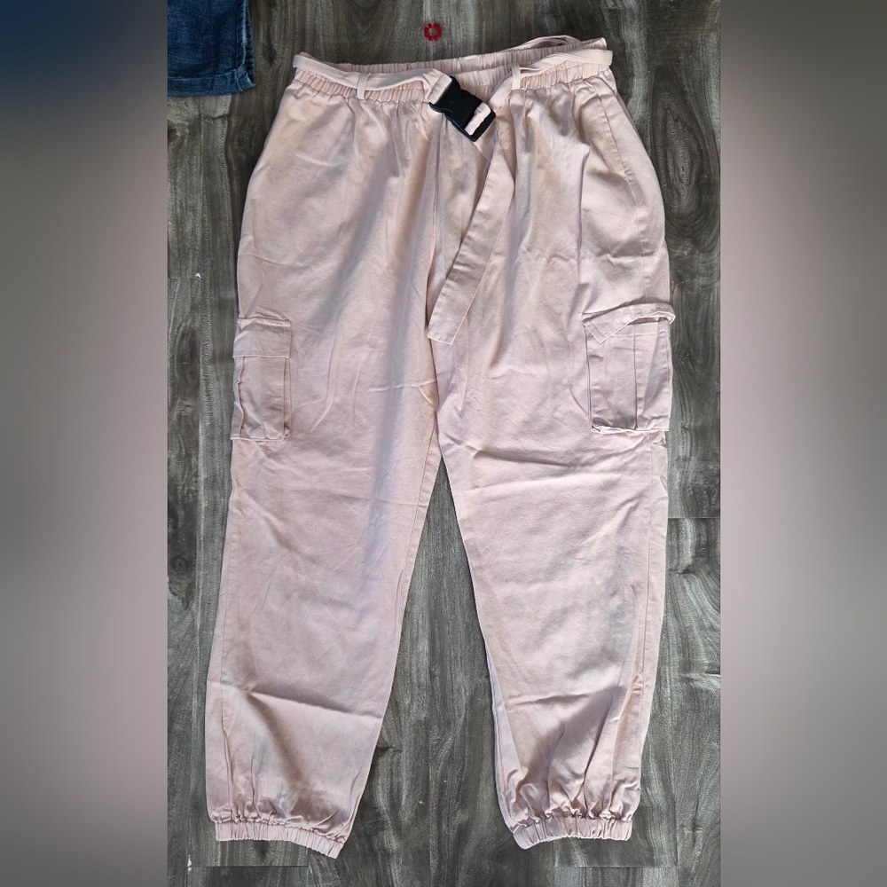 PrettyLittleThing Blush Trousers